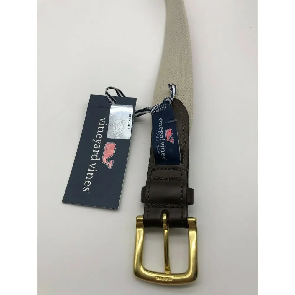 Vineyard Vines Chicago Blackhawks Men's Belt Size 32 NWT MSRP $58